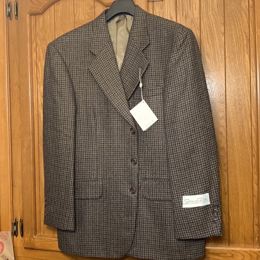 Oscar de la Renta 100% wool blazer size 40S NWT